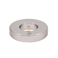 Неодимовый магнит диск 6х3 мм, N35SH, диаметральное - Неодимовый магнит кольцо 25х12х5 мм