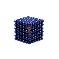 Forceberg Cube - куб из магнитных шариков 6 мм, стальной, 216 элементов - Forceberg Cube - куб из магнитных шариков 6 мм, синий, 216 элементов