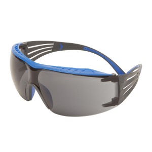 Очки открытые защитные с покрытием Scotchgard™ Anti-Fog (K&N), цвет линз серый, серо-голубые дужки