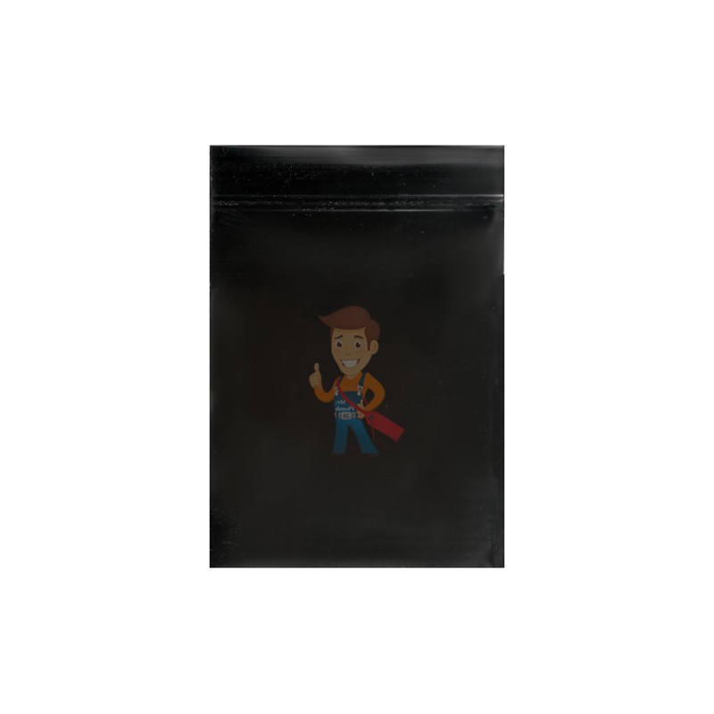 Упаковочные цветные зип пакеты Forceberg HOME & DIY с замком zip-lock 6х7 см, черный, 50 шт - фото 2