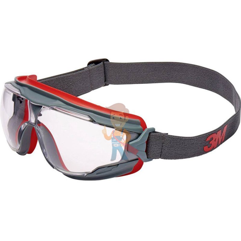 Защитные закрытые очки из поликарбоната с покрытием Scotchgard™ от запотевания и царапин, GG501-EU