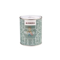 Грифельная краска Siberia 0.5 литра, на 2.5 м² - Универсальный белый грунт Siberia Primer 1 литр, на 8,5 м²