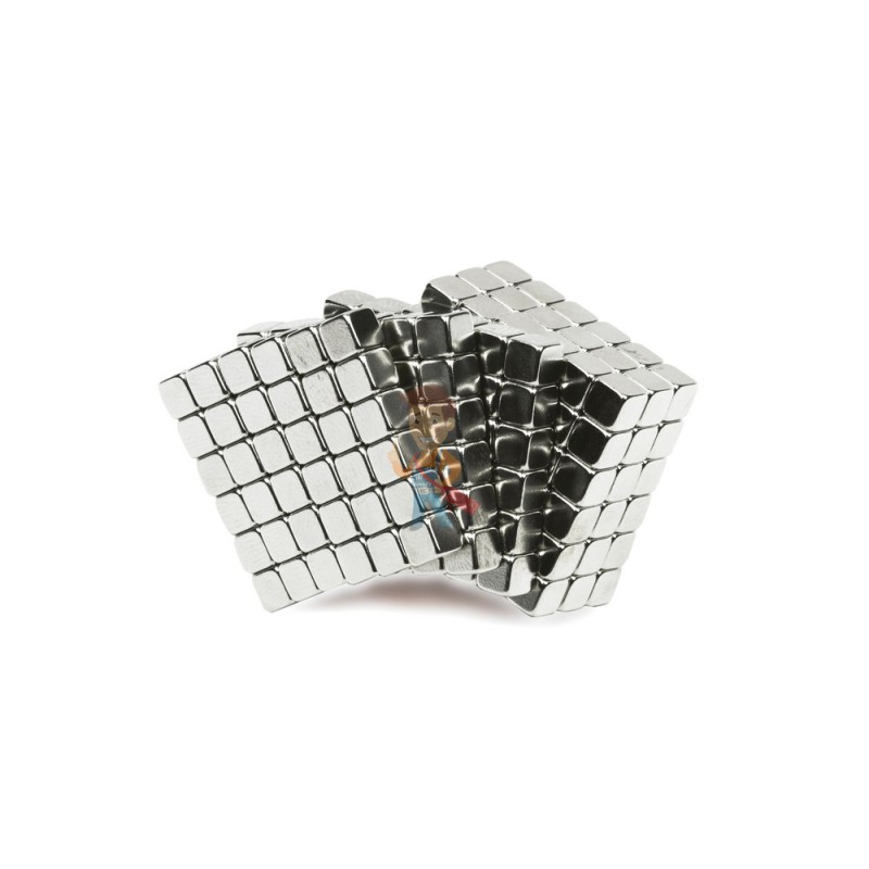Forceberg TetraCube - куб из магнитных кубиков 6 мм, жемчужный, 216 элементов  - фото 1
