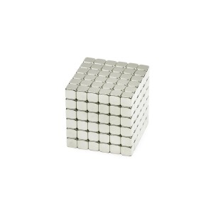 Forceberg TetraCube - куб из магнитных кубиков 6 мм, жемчужный, 216 элементов 