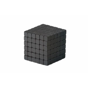 Forceberg TetraCube - куб из магнитных кубиков 6 мм, черный, 216 элементов 