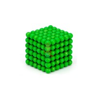 Forceberg Cube - куб из магнитных шариков 5 мм, стальной, 216 элементов - Forceberg Cube - куб из магнитных шариков 5 мм, светящийся в темноте, 216 элементов