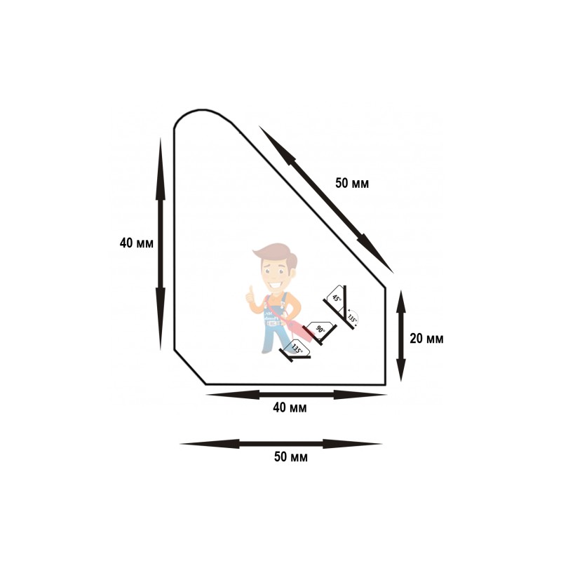 Набор магнитных уголков для сварки для 3 углов Forceberg, усилие до 4 кг, 4 шт - фото 5