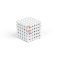 Forceberg Cube - куб из магнитных шариков 5 мм, черный, 216 элементов - Forceberg Cube - куб из магнитных шариков 5 мм, белый, 216 элементов