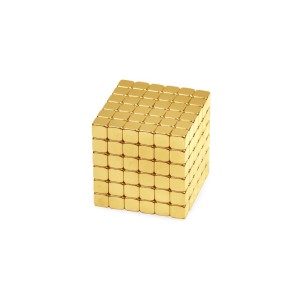 Forceberg TetraCube - куб из магнитных кубиков 4 мм, золотой, 216 элементов 